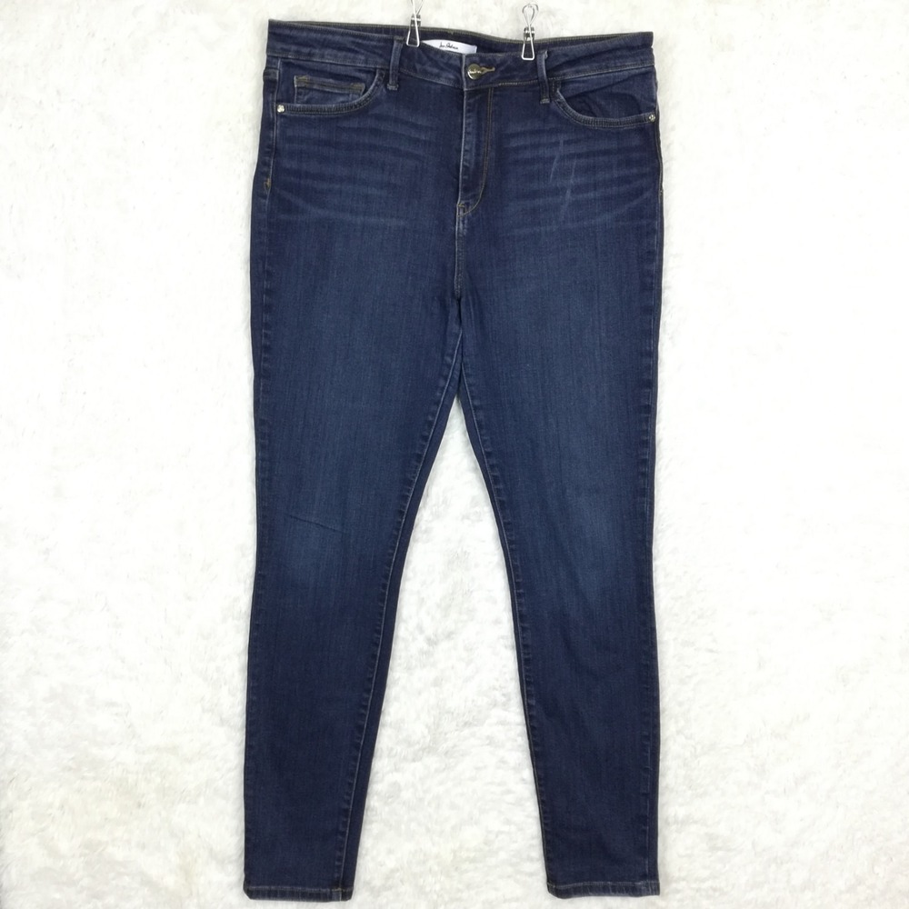 Sam Edelman Womens Jeans Stiletto High Rise Skinny Blue Denim Dark Wash 33